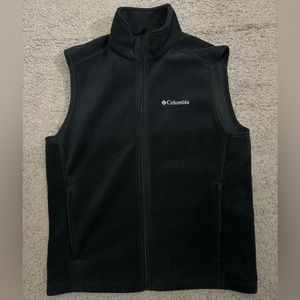 Columbia Black Fleece Vest Medium